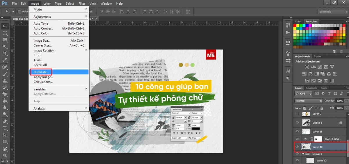 Cách Copy Layer Cực Nhanh Trong Photoshop Không Thể Bỏ Qua