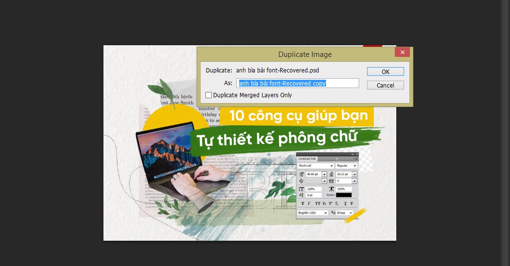 Cách Copy Layer Cực Nhanh Trong Photoshop Không Thể Bỏ Qua