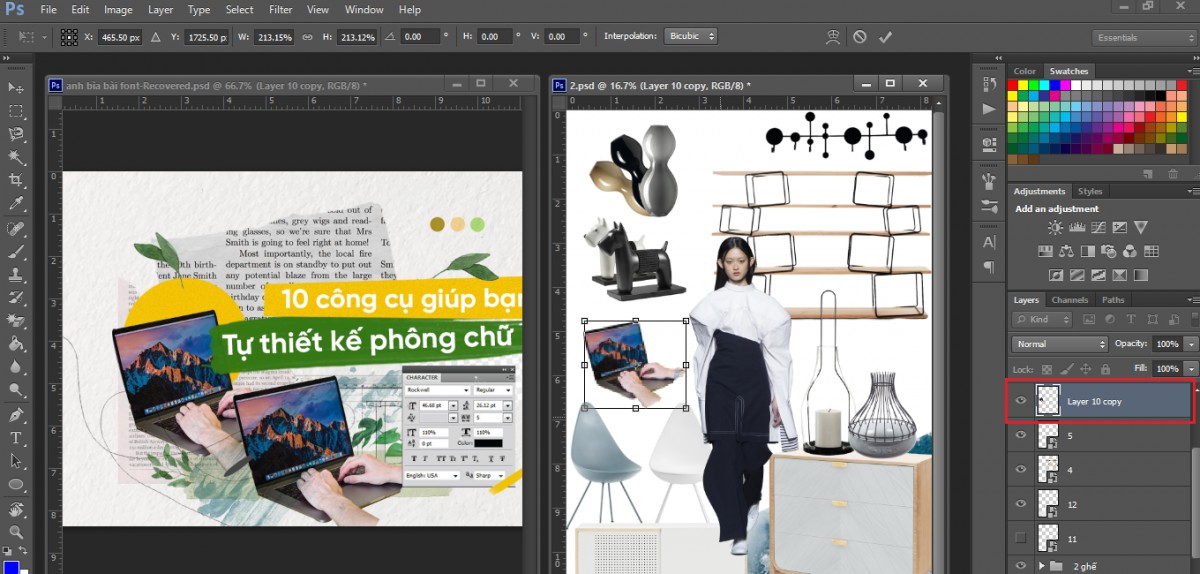 Cách Copy Layer Cực Nhanh Trong Photoshop Không Thể Bỏ Qua