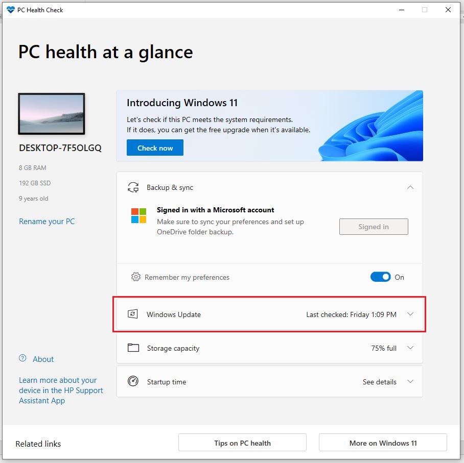 Download Windows PC Health Check Hướng Dẫn Chi Tiết Từng Bước