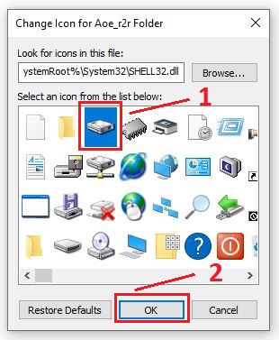 Hướng dẫn thay đổi icon, biểu tượng trên màn hình máy tính Win 10