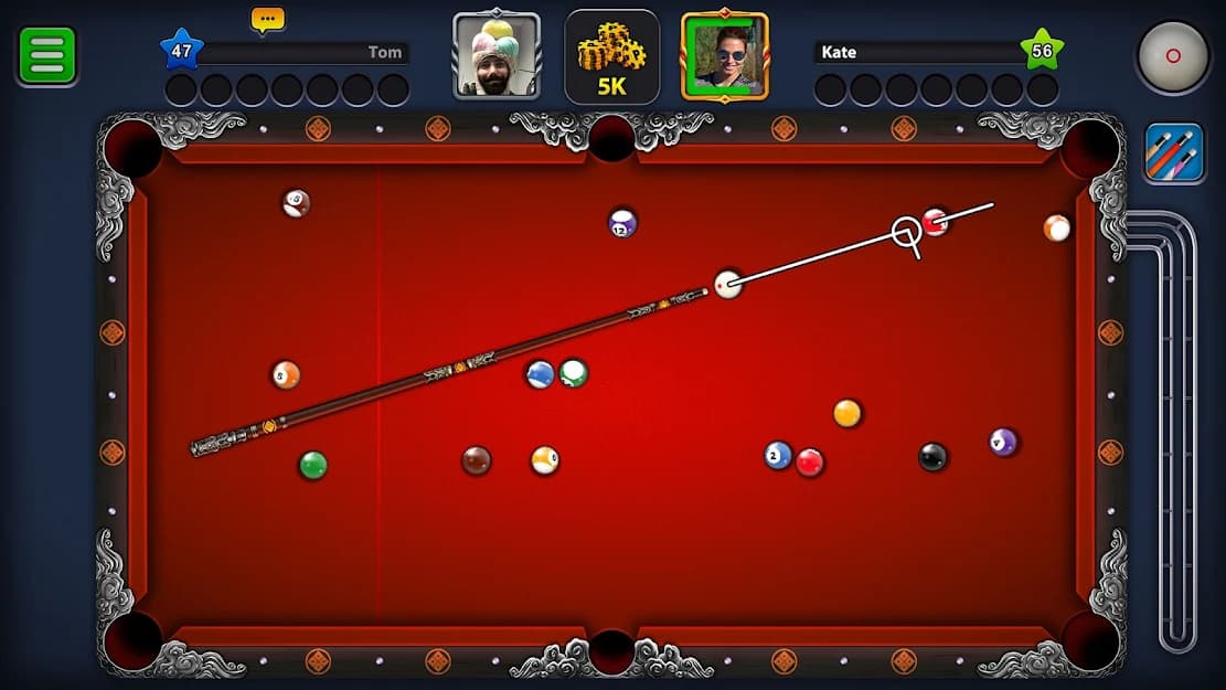 8 ball pool mod đường kẻ dài