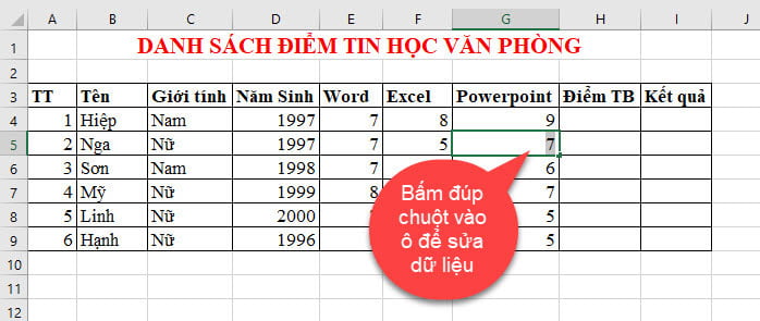 cach-chinh-sua-du-lieu-trong-excel