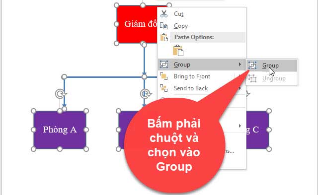 cách gộp hình trong word