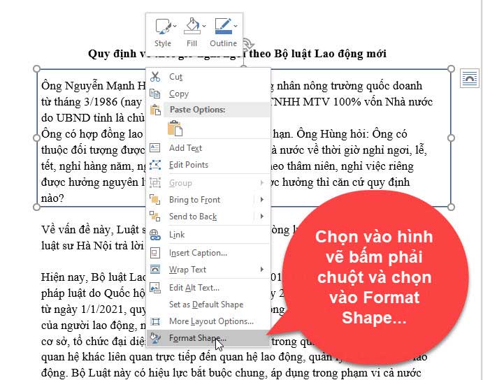 cách kẻ khung viền trong word