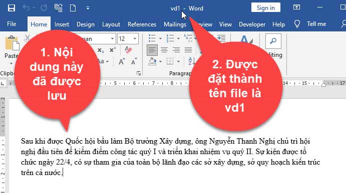 cách lấy lại file word