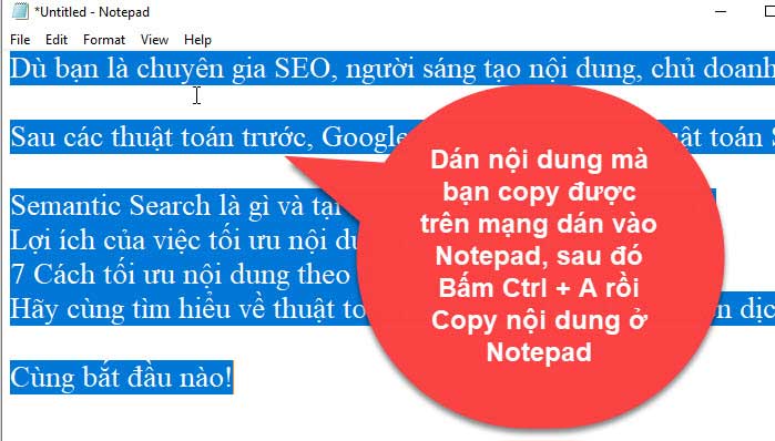 Cách xoá liên kết trong word