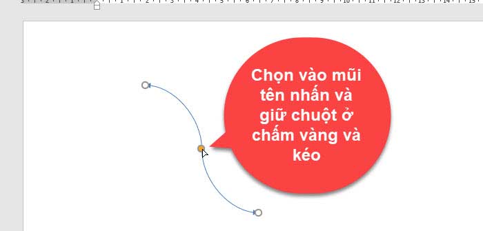 Cách vẽ mũi tên trong word