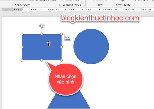 Cách xoay hình vẽ trong word