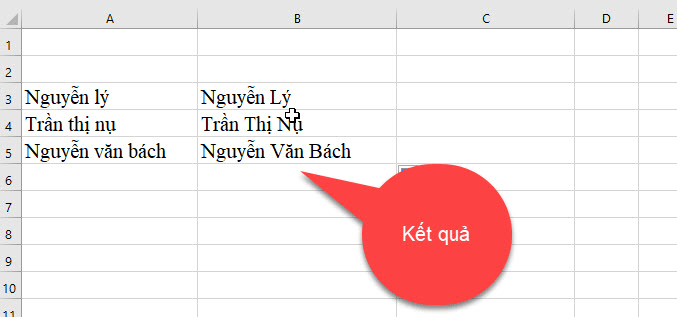 những hàm xử lý chuỗi trong Excel