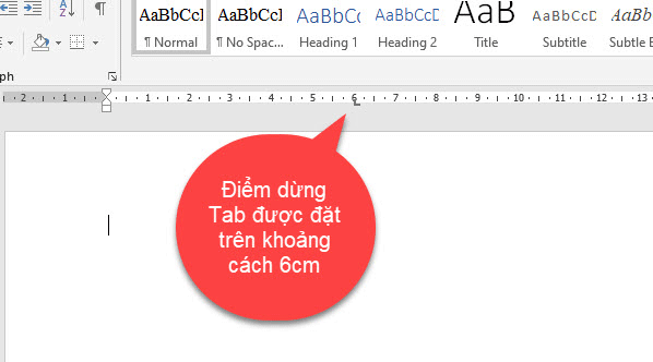 Đặt Tab trong word