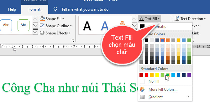 tô màu chữ