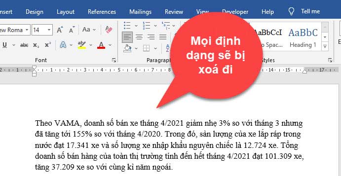 xoá màu nền trong word